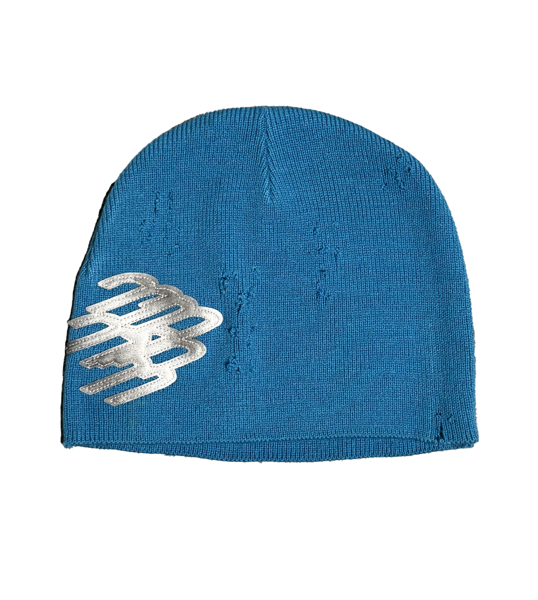 BABY BLUE VEIL BEANIE