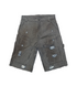 COFFEE STAINED PINSTRIPE JORTS