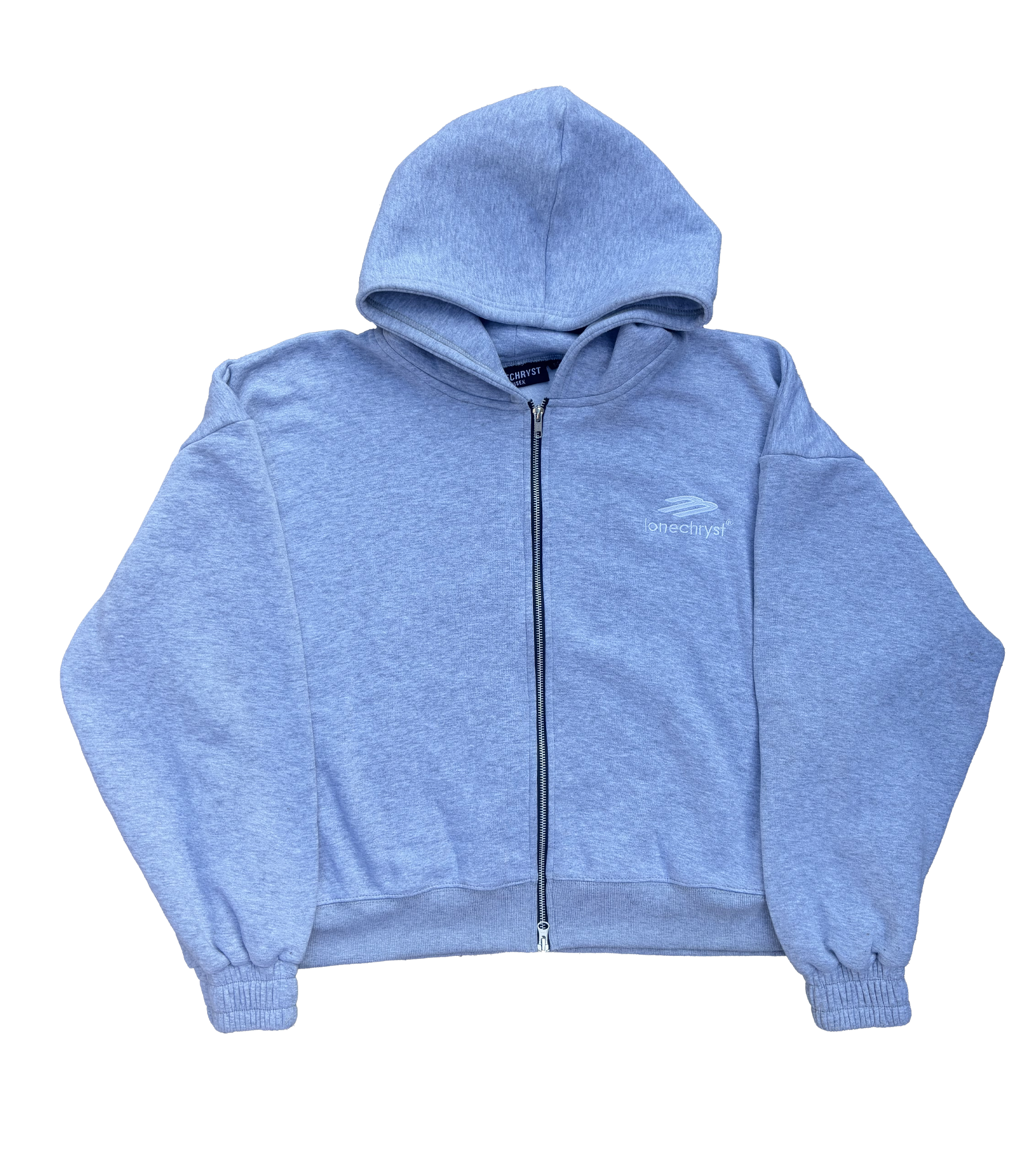 GREY TRANCE ZIP-UP