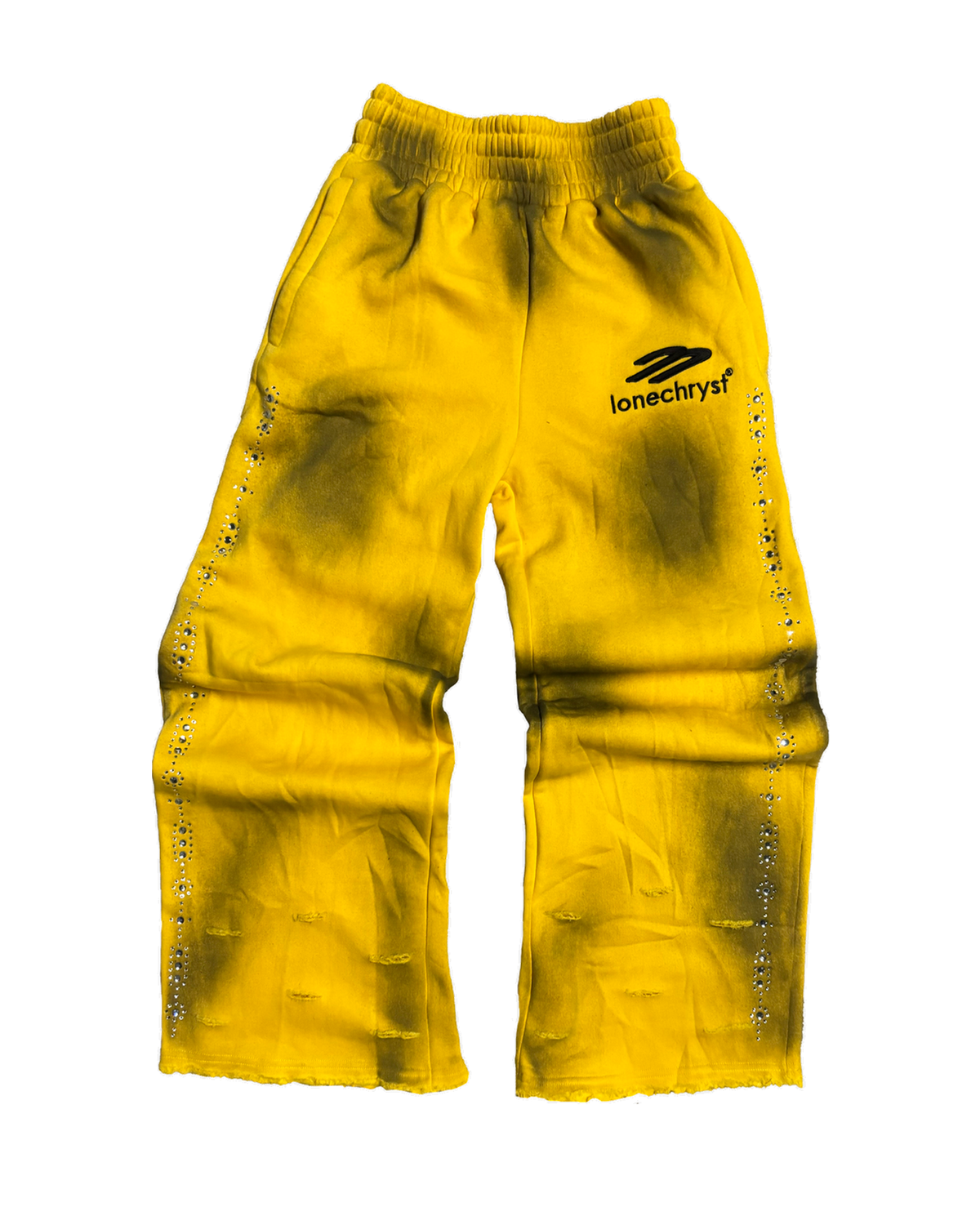 YELLOW TRANCE SWEATS