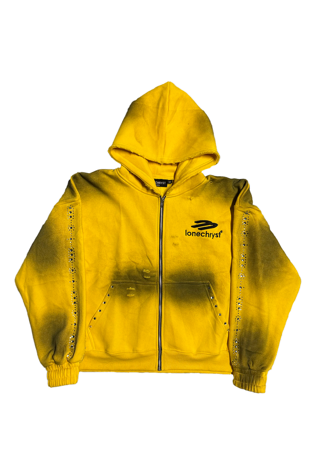 YELLOW TRANCE ZIP-UP