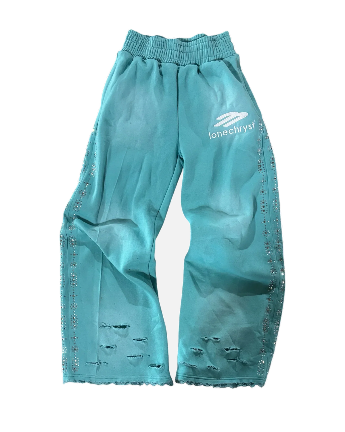 BABY BLUE TRANCE SWEATS