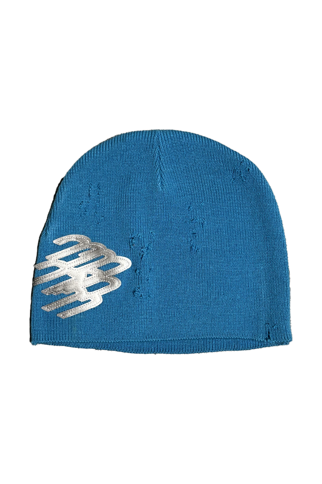 BABY BLUE VEIL BEANIE