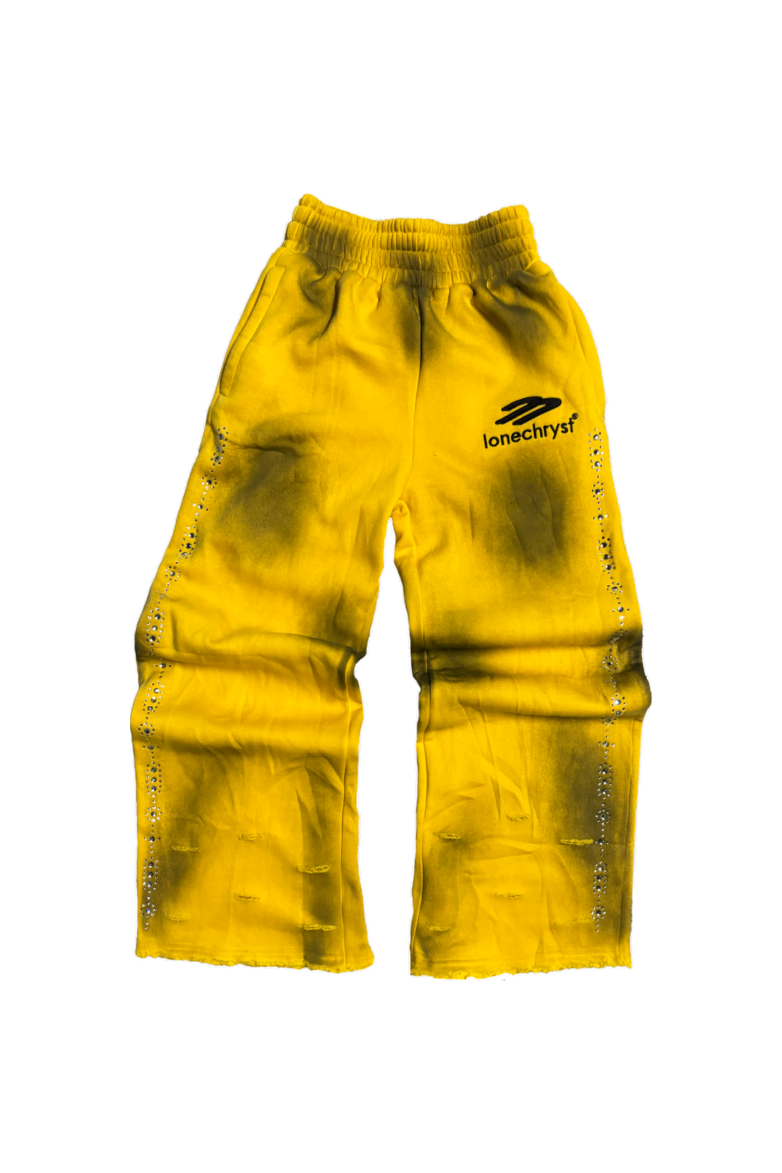 YELLOW TRANCE SWEATS