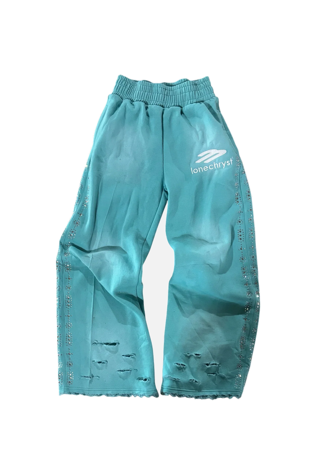 BABY BLUE TRANCE SWEATS